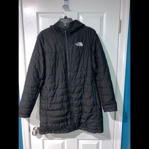 The North Face Black reversible coat